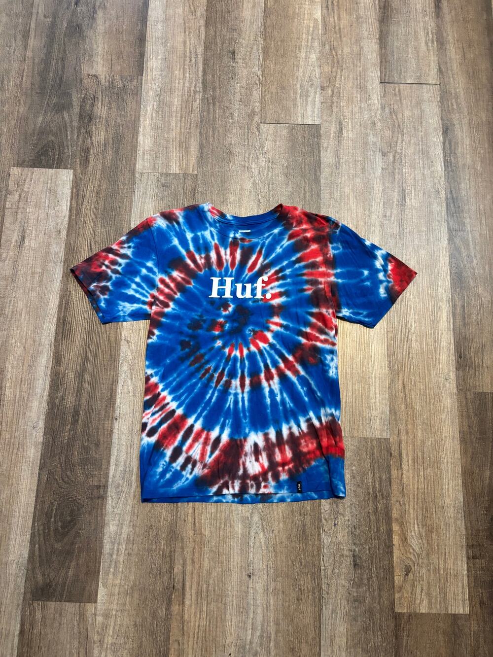 Huf Tie-Dye Logo Tee Shirt